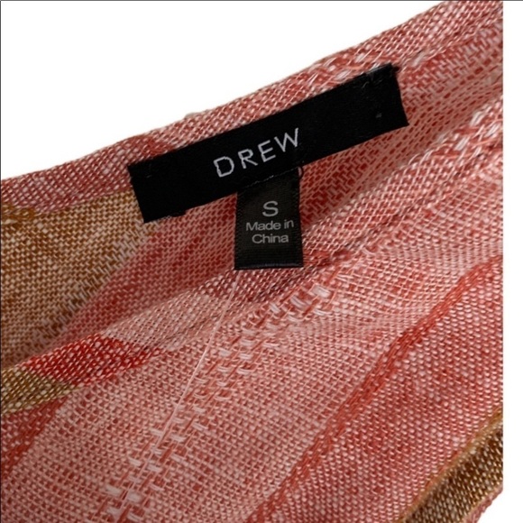 DREW Anthro Natural Dobby Stripe Dress NWT Size S - Picture 3 of 9